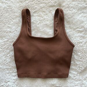 Aerie Offline Brown Sports Bra Top
